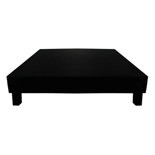 Somier acolchado negro