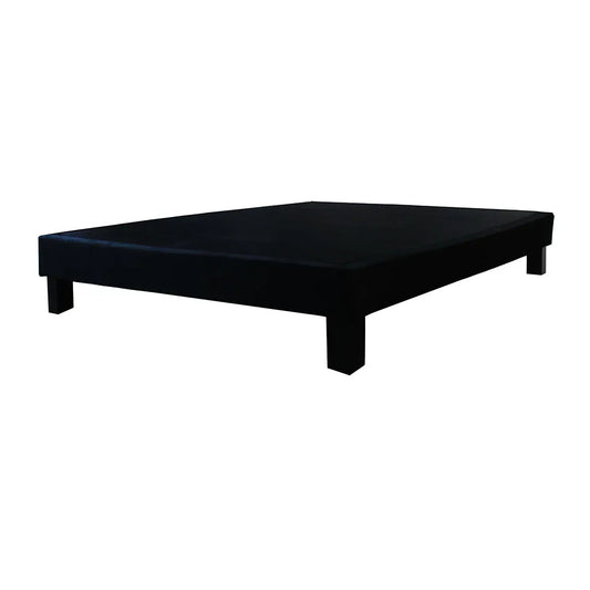 Somier acolchado negro
